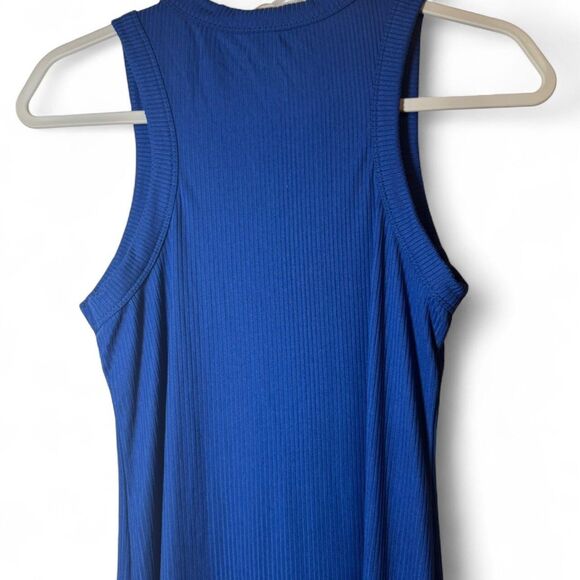 Just Be Blue Ribbed Tank Maxi Dress Size M - Picture 8 of 8